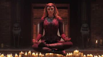 Feiticeira Escarlate (Elizabeth Olsen) no teaser de Doutor Estranho 2 - Divulgação/Marvel Studios