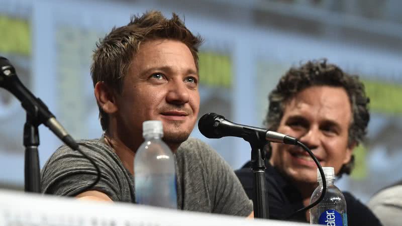 Jeremy Renner e Mark Ruffalo na Comic-Con de 2014 - Alberto E. Rodriguez/Getty Images