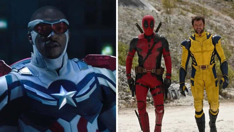 Personagens de "Capitão América: Admirável Mundo Novo" e Deadpool 3, filmes que tiveram seus lançamentos adiados por conta da greve dos atores de Hollywood - Reprodução/ Marvel Studios