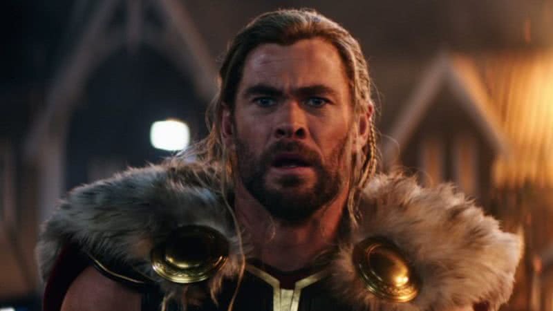 Thor em cena de “Thor: Amor e Trovão” - Divulgação/ Marvel Studios