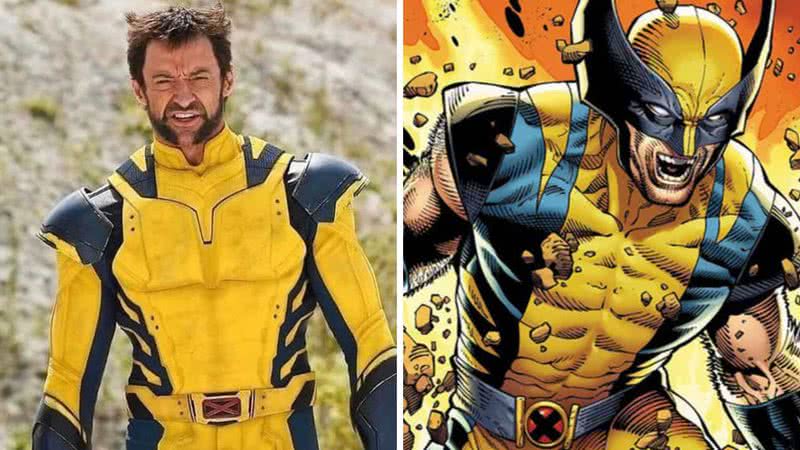 Hugh Jackman nos bastidores de 'Deadpool 3' e Wolverine nos quadrinhos - Divulgacão/ Marvel Studios/ Marvel Comics