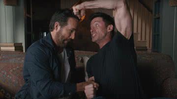 Ryan Reynolds e Hugh Jackman, os intérpretes de Deadpool e Wolverine - Reprodução/ Twitter/ VancityReynolds
