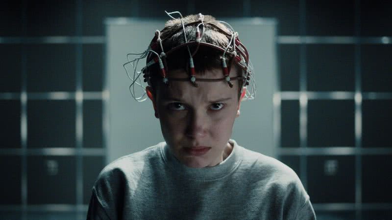 Eleven (Millie Bobby Brown), personagem principal de Stranger Things - Divulgação/Netflix