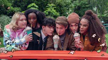 Elenco de "Heartstopper” em imagem promocional da série - Divulgação/ Netflix