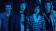 Steve, Eddie, Nancy e Robin em cena da quarta temporada de "Stranger Things" - Divulgação/ Netflix