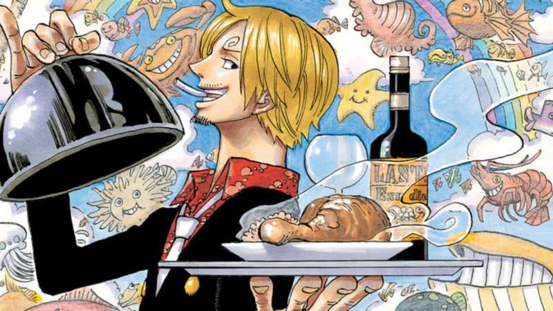 Capa internacional da revista "Livro de Receitas do Sanji, de One Piece" - Divulgação/Panini