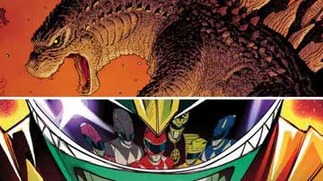 Imagens das HQs Godzilla – Awakening e Mighty Morphin #1 - Divulgação/ Legendary Comics/ BOOM! Studios