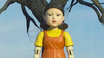 Boneca da série sul-coreana 'Round 6' - Divulgação/ Netflix
