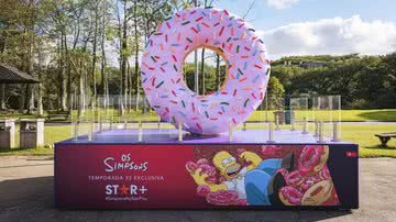 Donuts de 'Os Simpsons' em exposição em São Paulo - Divulgação/Star+
