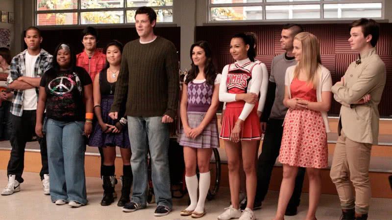 Elenco de 'Glee' em cena - Reprodução/ FOX
