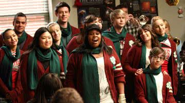 Cena do décimo episódio da segunda temporada de 'Glee' - Reprodução/FOX