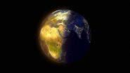 Terra sendo iluminada pelo Sol - Pixabay