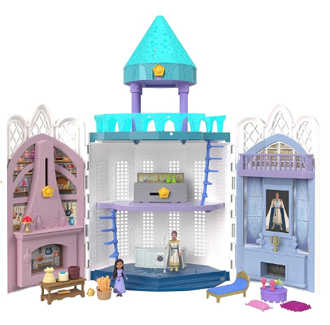 Disney Wish Conjunto de Brinquedo Castelo do Magnífico Micro