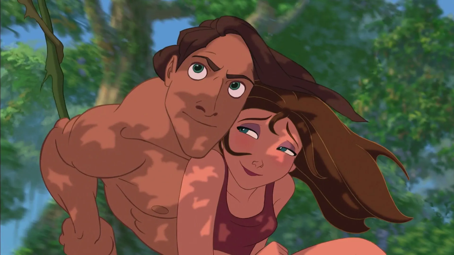 Cena da animação "Tarzan" (1999)