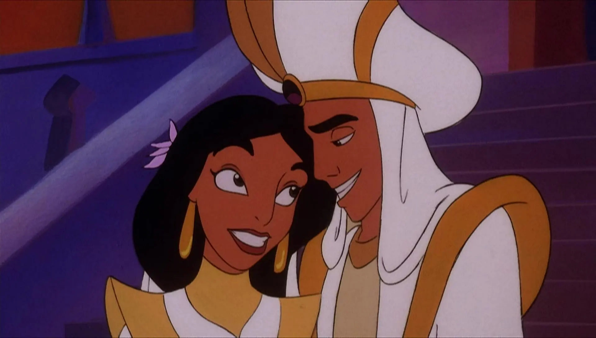 Cena da animação "Aladdin e os 40 Ladrões" (1996)