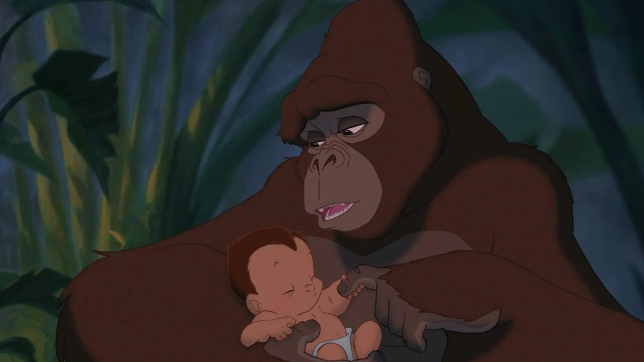 Cena da animação 'Tarzan' (1999)
