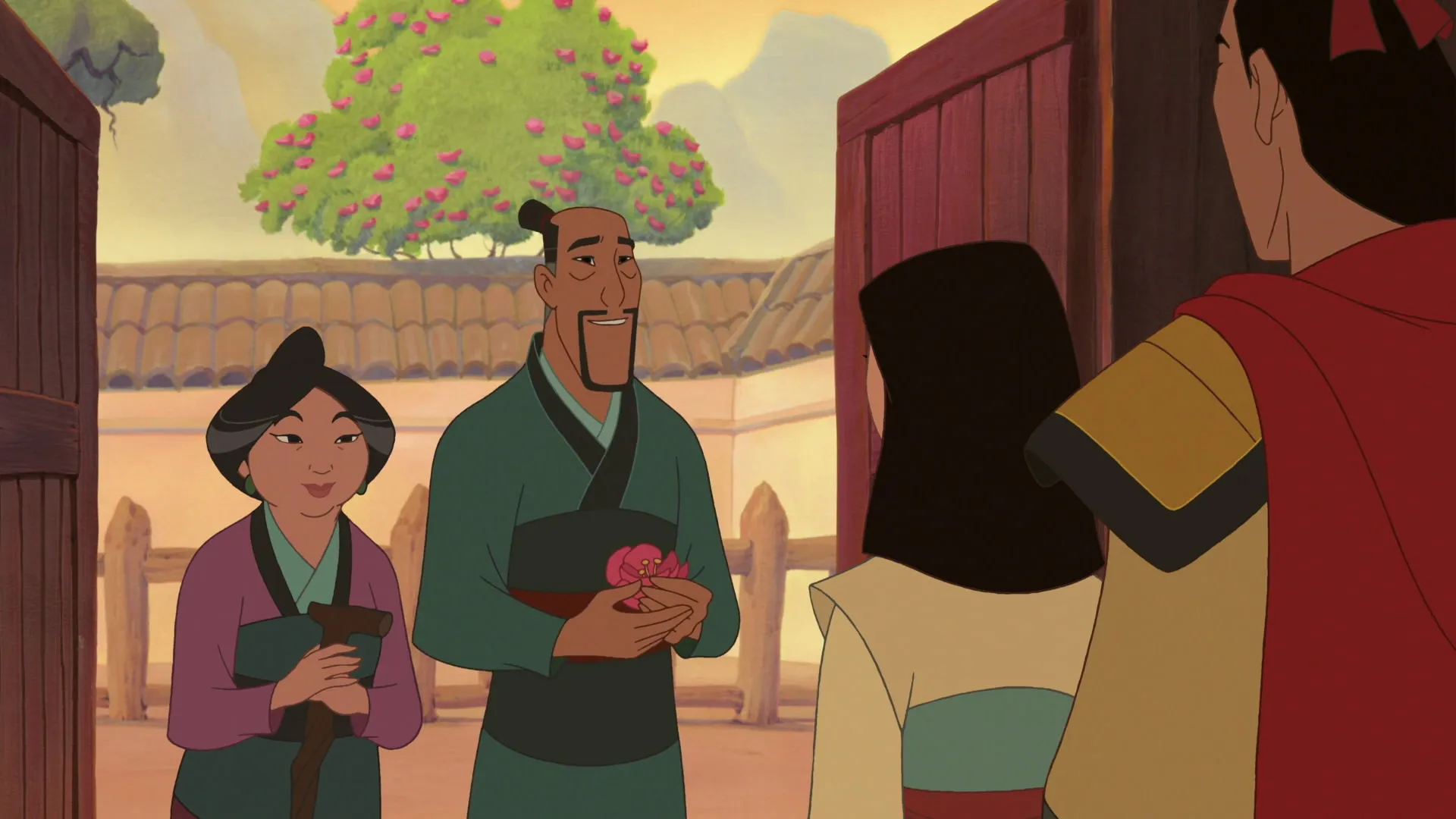Cena da animação 'Mulan II' (2004)