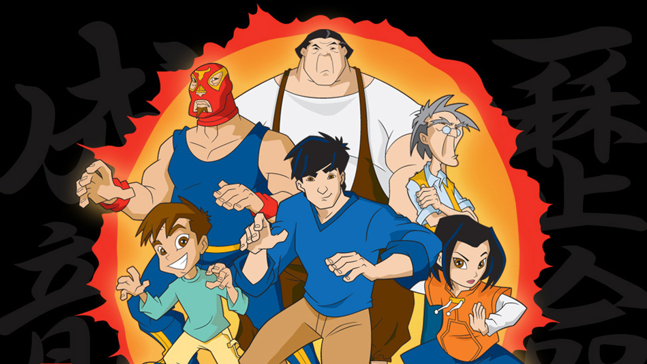 Imagem promocional de 'Jade, Tio e Jackie Chan em 'As Aventuras de Jackie Chan'
