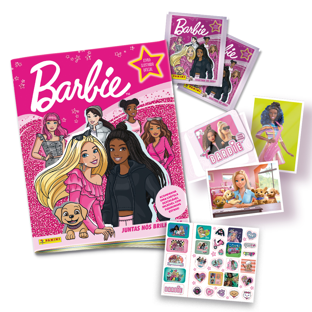 Álbum de figurinhas Barbie