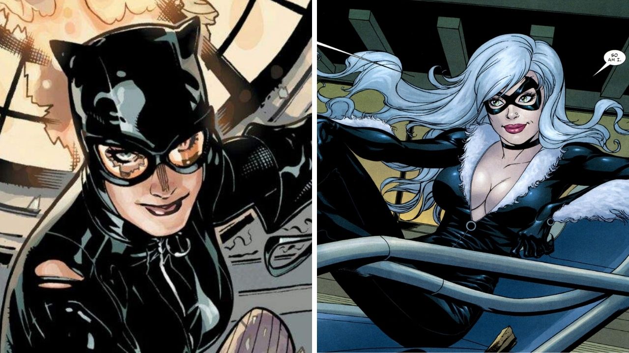 Mulher-Gato (DC) e Gata Negra (Marvel)