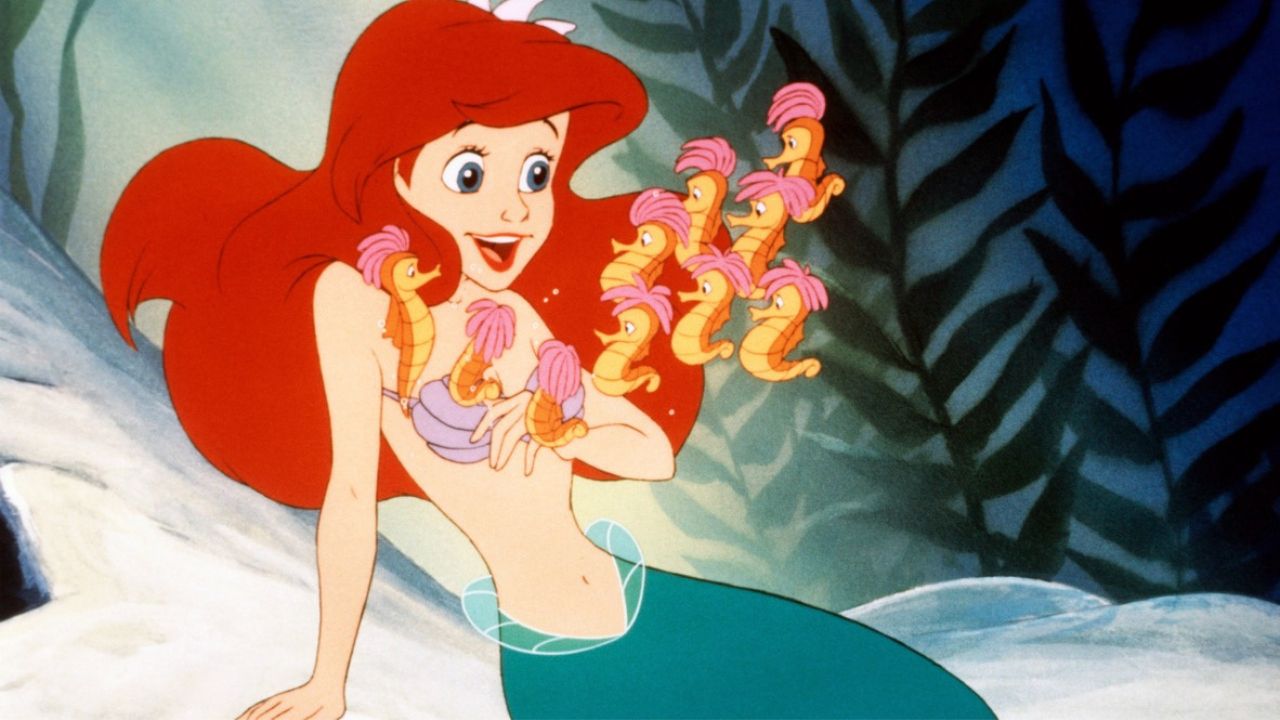 Ariel em cena do filme 'A Pequena Sereia' 