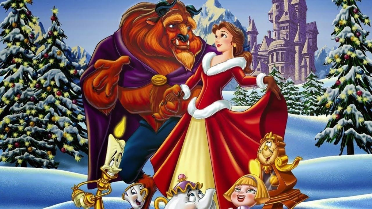 Imagem promocional do filme 'O Natal Encantado com a Bela e a Fera'