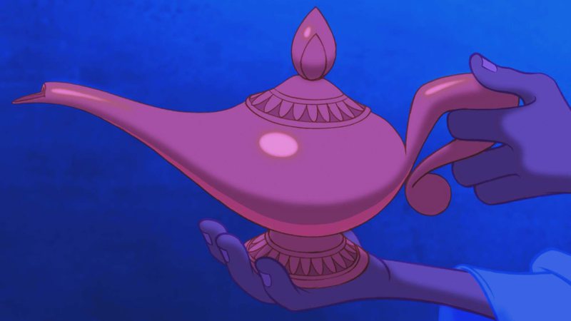 Lâmpada do Gênio em ‘Aladdin’