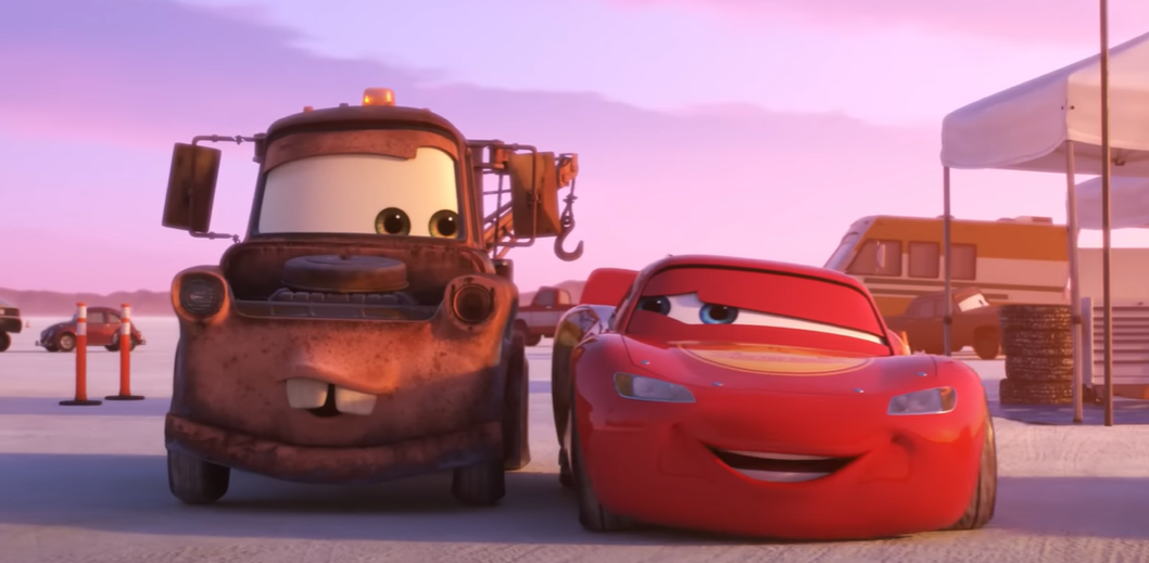 Quadro Cars Carros Mcqueen Pixar Caminhão Corrida Cartoon