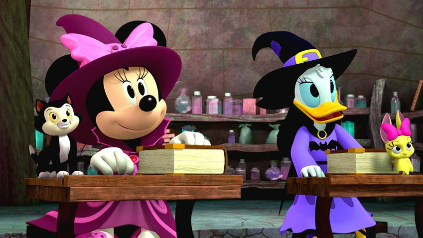 Mickey and the Story of the Two Witches