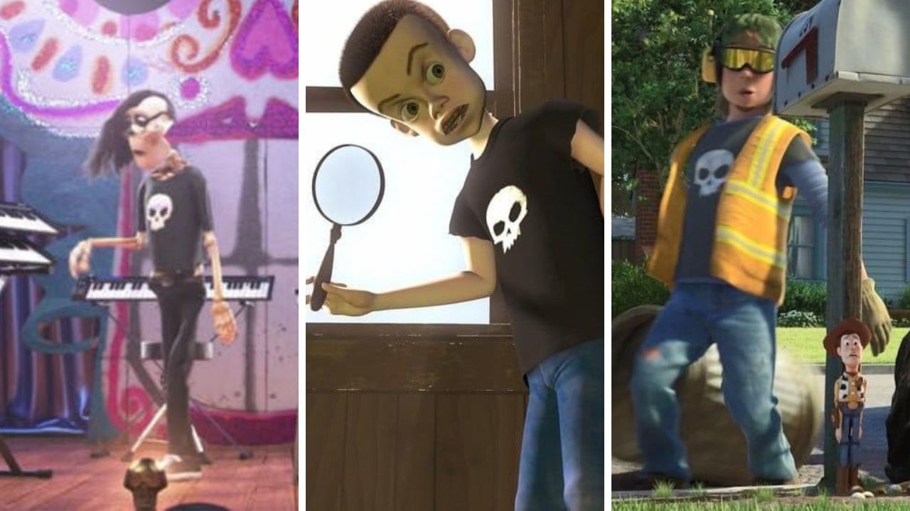 As versões de Sid na Pixar, segundo teoria de fãs