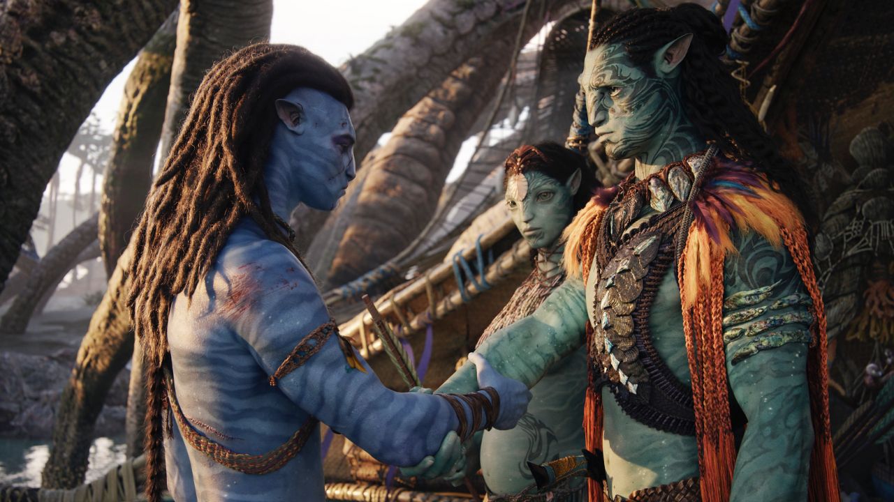 Cena de 'Avatar: O Caminho da Àgua"