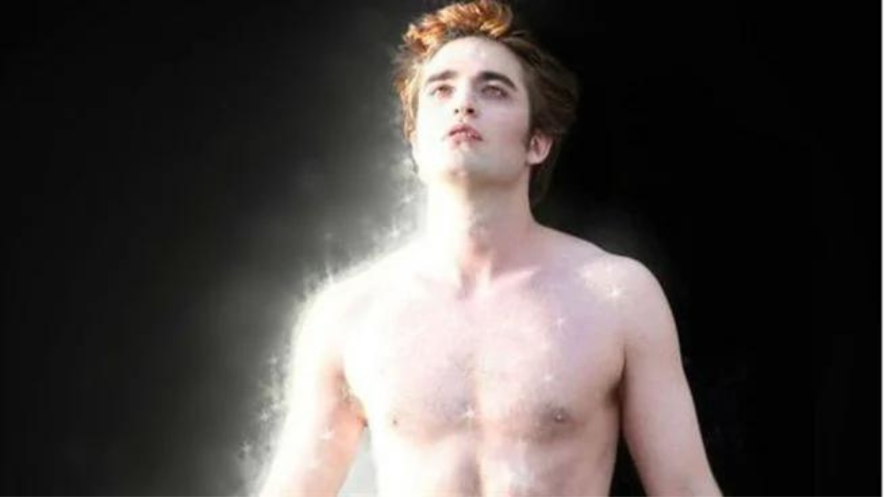 Edward aparecendo no sol no filme 'Lua Nova'