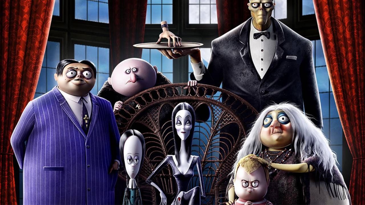 Imagem promocional da animação ' A Família Addams' 