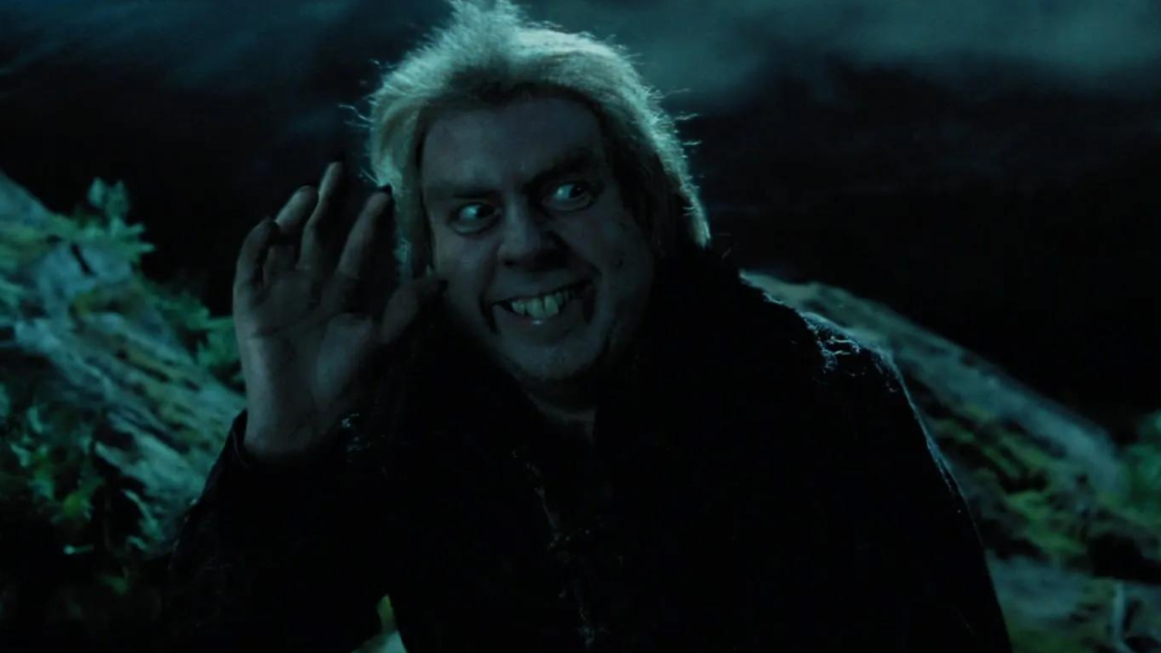 Timothy Spall como Peter Pettigrew em 'Harry Potter e o Prisioneira de Azkaban'