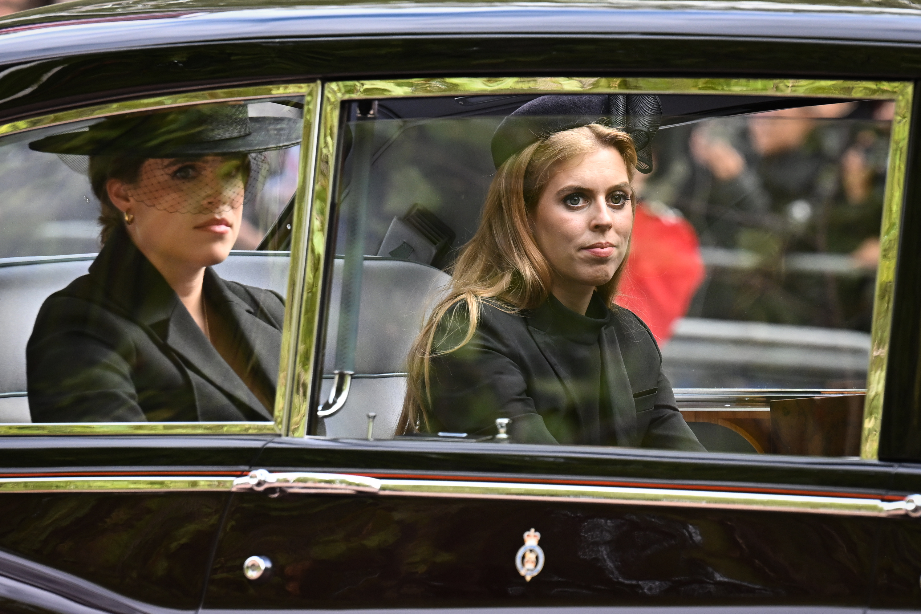 Beatrice de York no funeral da Rainha Elizabeth II